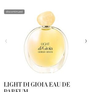 Giorgio Armani Light di Gioia– Pale Yellow Bottle